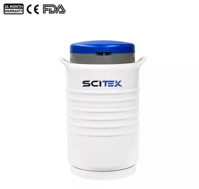 Dry Shipper Liquid Nitrogen Tank 1.3L
