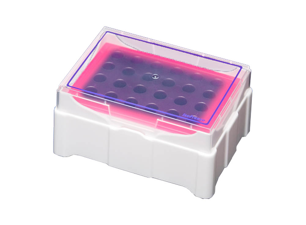 IsoFreeze® MCT Color-Changing Rack, Purple to Pink, <4°C to 3.5 hours - 1 rack/unit